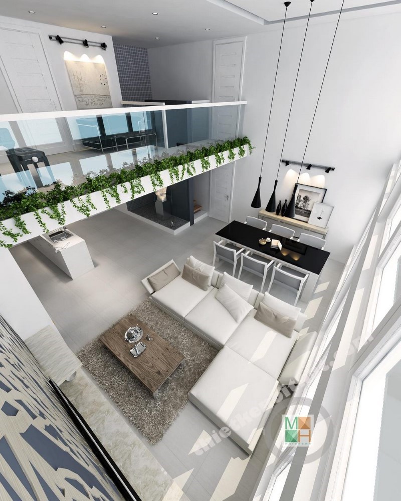 Thiết kế căn hộ Penthouse Phú Hoàng Anh